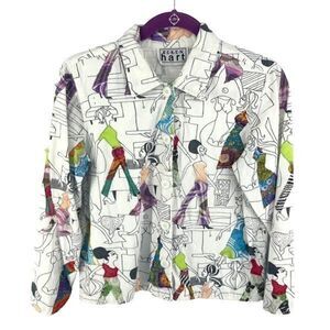 Vintage Karen Hart blazer coat jacket small VTG fashion women